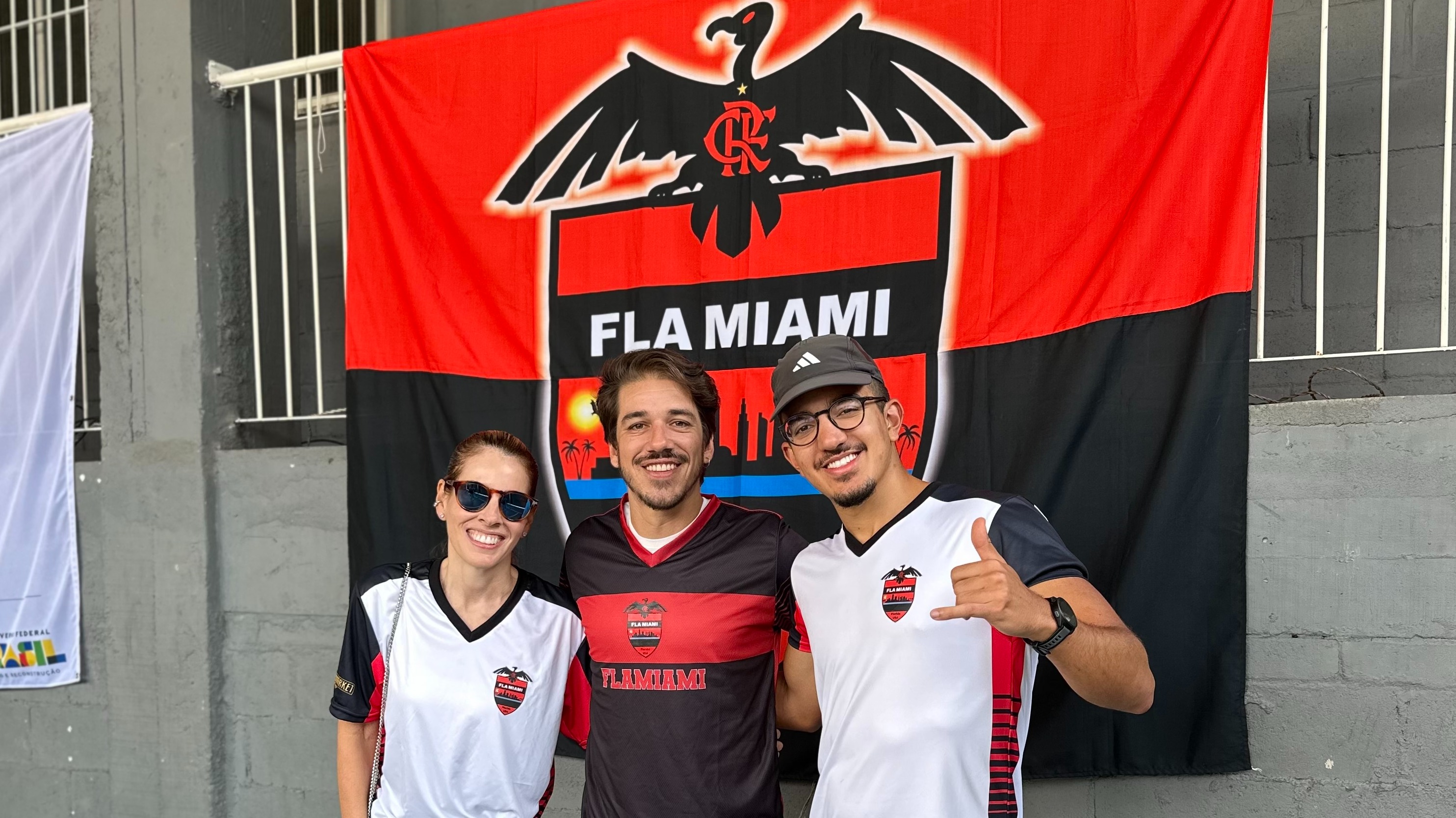 Representantes da Fla Miami na ação do Dia das Crianças de 2025